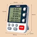 Miniatyrbillede 2 af 8: Køkken Timer Nedtælling Timer Reminder Ur