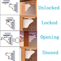 Pikkukuva 6 / 10: Turvalukot Magneettinen lukko 4 LUKKOA 1 AVAINLLA 4 LUKKOA 1 4 Locks with 1 Key