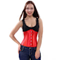 Miniatyrbilde 10 av 10: Underbust Korsett Corselete Undertøy WHITE XL white XL
