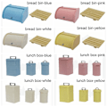 Pikkukuva 2 / 10: Nukkekodin leipäsäiliö Miniatyyri leivontasäiliö VALKOISTA LEIPÄ white bread bin-bread bin