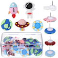 Pikkukuva 1 / 6: 25 kpl Space Push Pins Push Pins Corkboard Pin