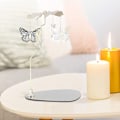 Pikkukuva 4 / 10: Karuselli kynttilänpyöri kynttilänjalkapidike HOPEAA Silver Butterfly