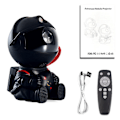 Miniatyrbillede 1 af 10: Astronaut Stars Projektor Projektorlampe SORT 1 1 black 1-1