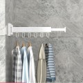 Miniatyrbilde 10 av 10: Sammenleggbar Kleshenger Sammenleggbar Klesstang SVART 3 STANG Black 3 Rod