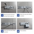 Pikkukuva 6 / 7: Oven lukot Hasp Salpa 1kpl 1kpl 1pc