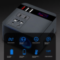 Miniatyrbilde 7 av 10: Bil Inverter Power Inverter Strømadapter Black