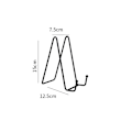 Miniatyrbillede 1 af 8: Jern Display Stand Wire Iron Staffeli SORT M black M