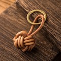 Miniatyrbilde 9 av 10: Kuskinn ball flettet vevd tau nøkkelring 2 2 2