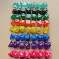 Miniatyrbild 9 av 10: 7 st/ set DND-tärningar polyedriska tärningar 08 08 08