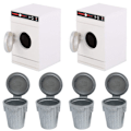 Miniatyrbillede 4 af 10: Simulation Trash 1:12 Dollhouse Trash 2 2 2