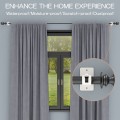 Miniatyrbilde 10 av 10: 6 Stk Gardinstangholder Gardinkroker for gardiner TRANSPARANT transparent