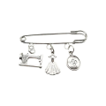 Miniatyrbilde 1 av 10: Symaskin Brosje Strikk Sy Charm 6 6 6
