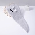 Miniatyrbillede 1 af 10: Håndklæde Badehætte Hårtørrende Håndklæde GRÅ Gray