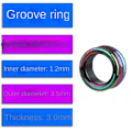 Miniatyrbillede 1 af 10: Fiskestang Wire Ring Fiskeline Guide 3DAZZLE-20STK 3Dazzle-20pcs