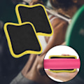 Miniatyrbillede 9 af 10: 2 Stk Håndvægte Grips Pads Vægtløftningsbeskyttelsespuder SORT Black