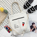 Miniatyrbillede 6 af 10: Student Tutorial Taske Totes Shopper Tasker SORT Black