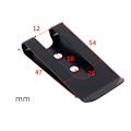 Miniatyrbillede 2 af 5: 4 STK Mini Pocket Clip Spænde Lommelygte Clip Small 4PCS