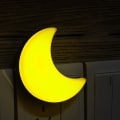 Pikkukuva 1 / 9: 2kpl Lamppu Moon Shape KELTAINEN EU PLUG EU PLUG yellow EU Plug-EU Plug