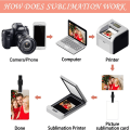 Miniatyrbilde 10 av 10: Sublimering Blank Bagasjemerker Koffertetikett Tag A2 A2 A2