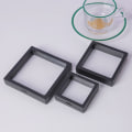 Miniatyrbillede 3 af 10: 2 stk Display Case Suspension Opbevaring SORT black