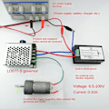Miniatyrbillede 6 af 7: Dc Digital Multimeter Spænding Ampere Power Energimåler LCD