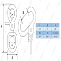 Miniatyrbilde 6 av 6: 2-Pack Trigger Snap Hooks Trigger Snaps Svingbar fjærspenne