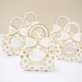 Miniatyrbillede 1 af 10: 10 STK Bryllupsfavoritæske Chokolade Slikæsker BEIGE Beige