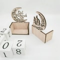 Miniatyrbillede 5 af 10: DIY Ramadan Nedtællingskalender 2023 Eid Mubarak Træpynt