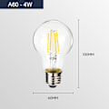 Pikkukuva 1 / 10: LED-lamppu E27 A60-4W A60-4W A60-4W