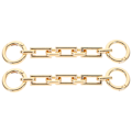 Pikkukuva 6 / 10: 2 kpl Laukun jatkoketju Neliömäinen solkiketju GOLD 2 KPL 4 Gold 2 Pcs 4 cells-2 Pcs 4 cells