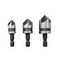 Miniatyrbilde 4 av 8: Forsenkende borkrone Avfasing Cutter HEX HANDLE HEX HANDLE Hex handle