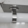 Miniatyrbillede 10 af 10: T8 Rørholdere Pæreklemmer SØLV silver