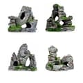 Miniatyrbilde 7 av 9: Artificial Moss Aquarium Rock Cave TYPE A TYPE A Type A