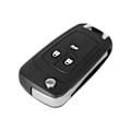 Miniatyrbillede 1 af 10: Fjernnøglekasse Bilnøgleskal 3 KNAPPER 3 KNAPPER 3 Buttons