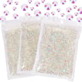 Flatback rhinestones farverige transparente
