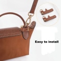 Miniatyrbilde 6 av 10: Veskeremspenne For Longchamp COGNAC COGNAC Cognac