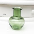 Miniatyrbild 2 av 10: 2st Mini Glasvas Köksprydnad GRÅ Grey