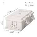 Miniatyrbillede 1 af 10: Indkapsling Project Case Junction Box 1 1 1