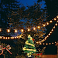 Pikkukuva 6 / 9: Solar Christmas Tree Christmas LED Light Tree VÄRI VAALEA VÄRI COLOR LIGHT