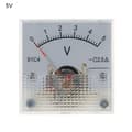 DC Voltmeter Analog Panelmätare 0-5V 0-5V 0-5V