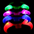 Miniatyrbillede 5 af 7: 2 Stk LED Djævelhorn Pandebånd Blinkende Horn Fest Oplyst hår
