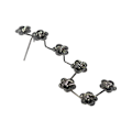 Miniatyrbillede 1 af 10: Plum Blossom Display Holder Krystalkugle Base SORT S Black S