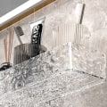Miniatyrbilde 5 av 8: Oppbevaringsstativ til badet Veggstativ GRÅ Grey