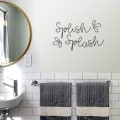 Miniatyrbilde 1 av 4: Splish Splash Bad Veggdekorasjon Jern Håndverk på Bad