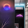 Miniatyrbilde 6 av 9: LED Sunset Sunrise Neon Neon-skiltlys A A A