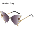 Pikkukuva 1 / 10: Diamond Butterfly Aurinkolasit Bling Aurinkolasit GRADIENT GREY Gradient Grey