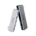 Miniatyrbild 4 av 5: USB C Hub Type-c Combo Dockningsstation USB 3.0 grå
