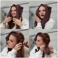 Miniatyrbillede 8 af 9: Heatless Hair Curler Curls Styling Tools SORT black