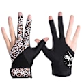 Miniatyrbild 1 av 7: Snookerhandske Biljardhandske LEOPARD PRINT L leopard print L