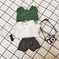 Miniatyrbild 1 av 10: Dockkläder Huvtröjor Dockshorts 3 3 3